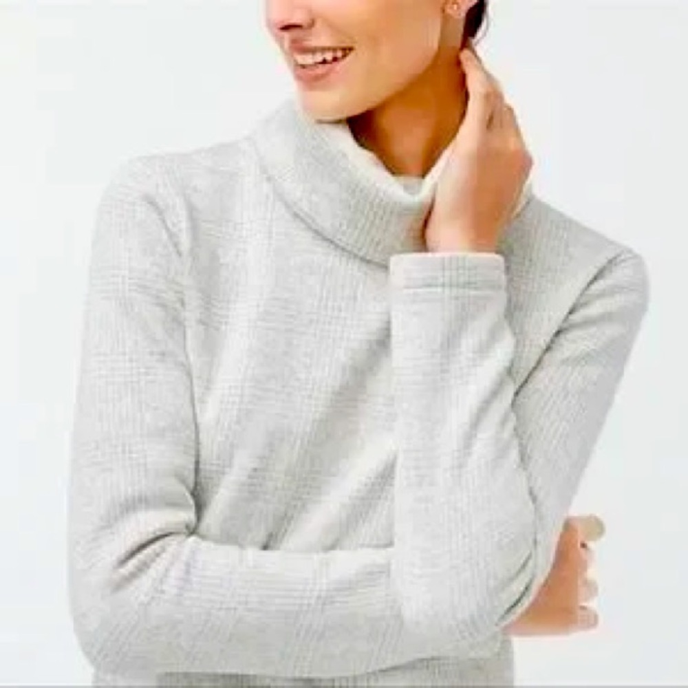 J. CREW | Fleece Turtleneck Pullover Sweater. Sz. Small
